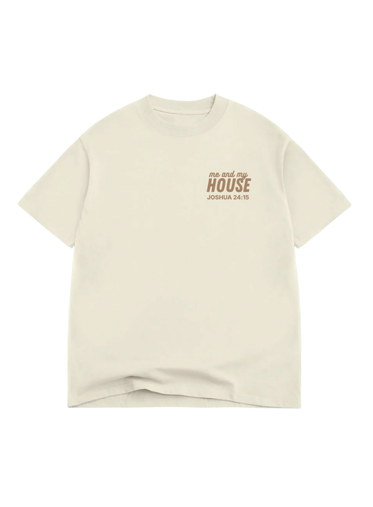 "Me and My House" Oversized Tee - Off White
