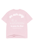 "Me and My House" Oversized Tee - Pink