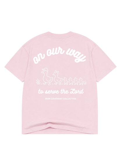 "Me and My House" Oversized Tee - Pink