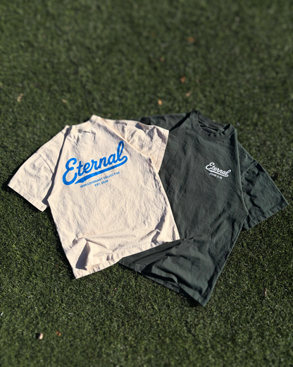 Eternal Life Vintage Tee - Forest Green