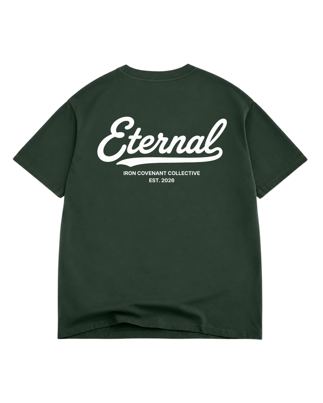 Eternal Life Vintage Tee - Forest Green