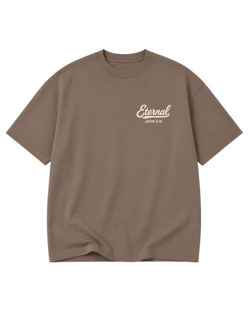 Eternal Life Vintage Tee - "Hot Cocoa"