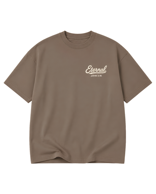 Eternal Life Vintage Tee - "Hot Cocoa"
