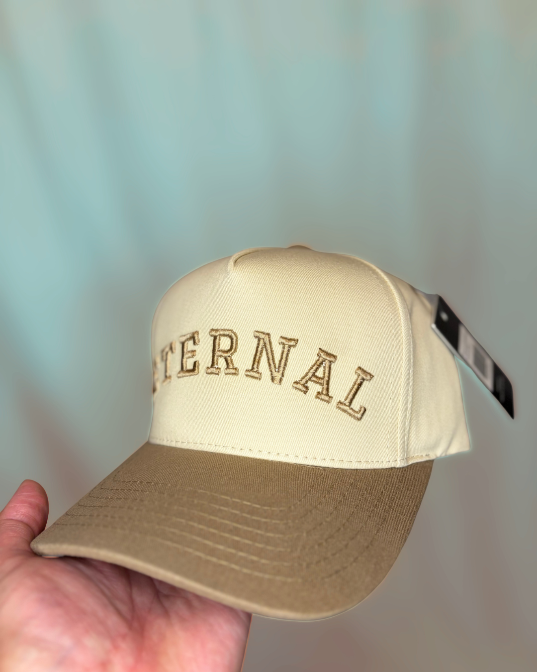 Eternal Life Kids Varsity Hat - Cookie Dough
