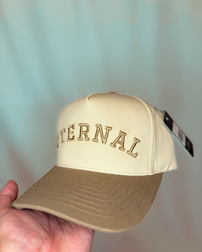 Eternal Life Kids Varsity Hat - Cookie Dough