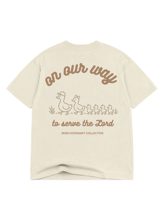 "Me and My House" Oversized Tee - Off White
