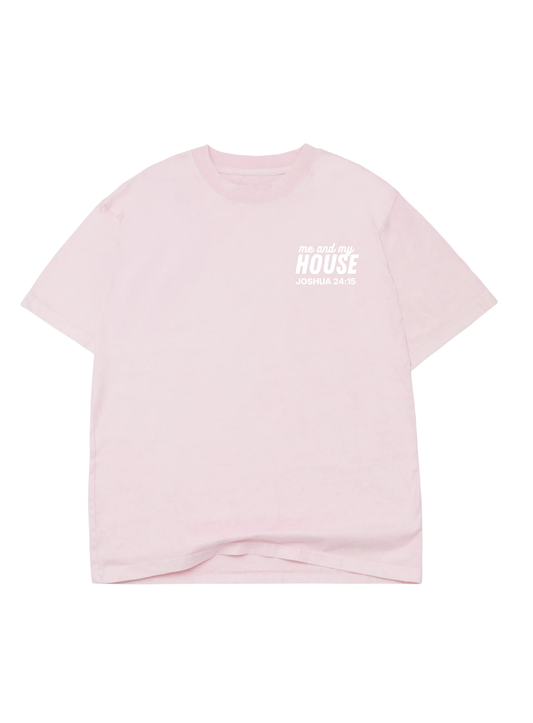 "Me and My House" Oversized Tee - Pink