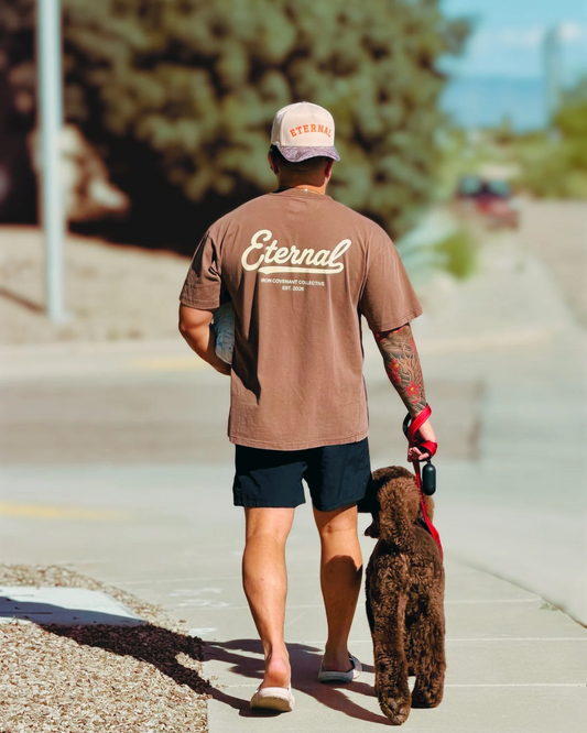 Eternal Life Vintage Tee - "Hot Cocoa"